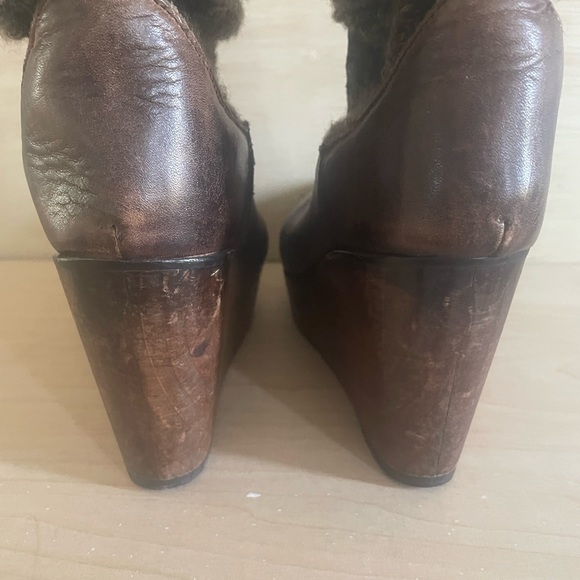 Bed Stu Bruges Slouch Wedge Brown Bootie Womens - Picture 6 of 13